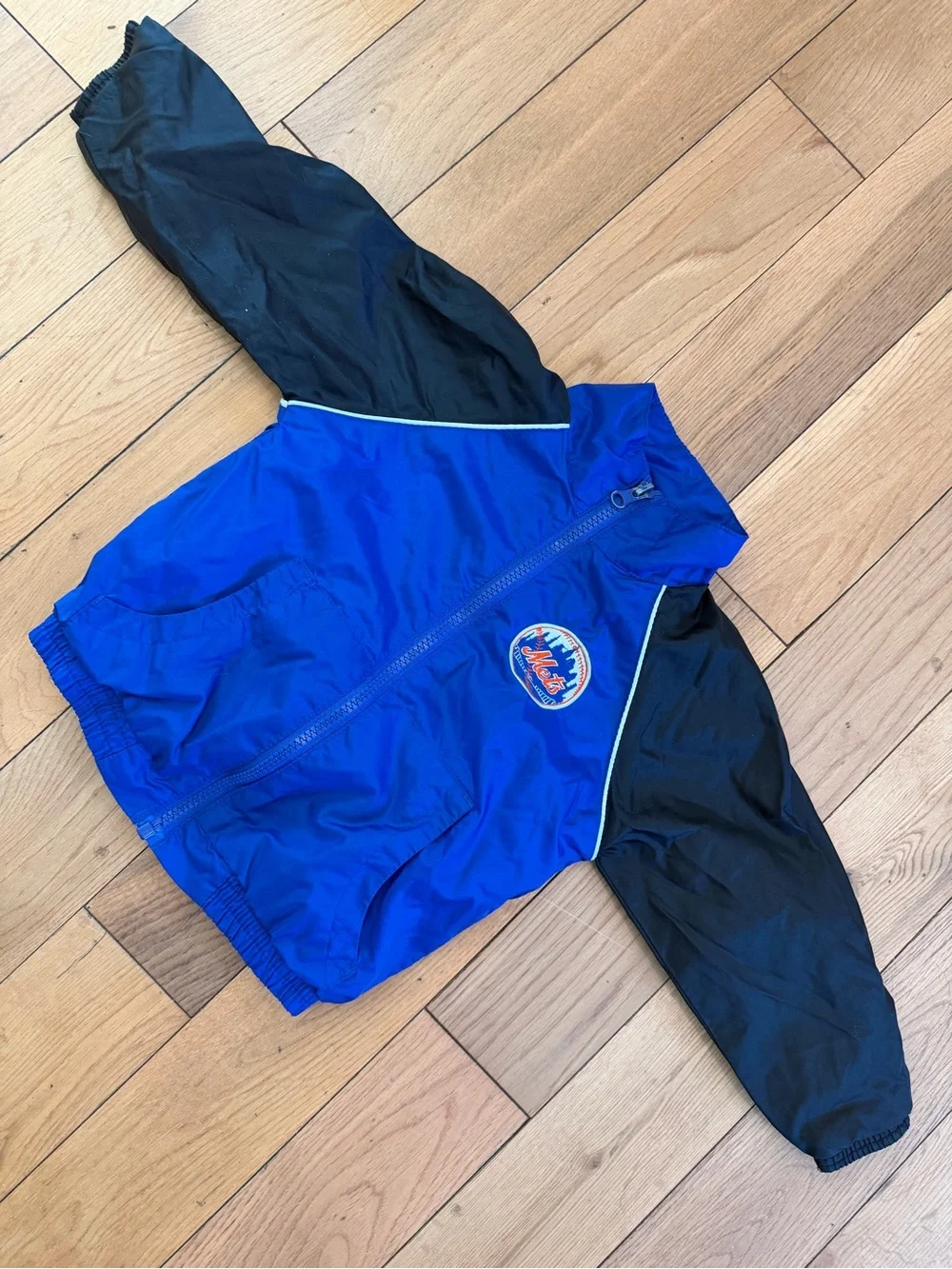 Vintage MLB New York Mets Tracksuit Set Toddler 24M Majestic Windbreaker Pants